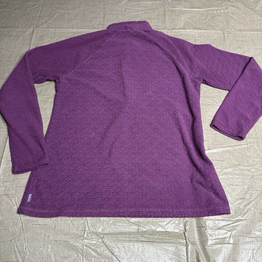 Eddie Bauer Sweatshirt Womens Medium 1/4 Zip Pull Over Fleece - Picture 5 of 10